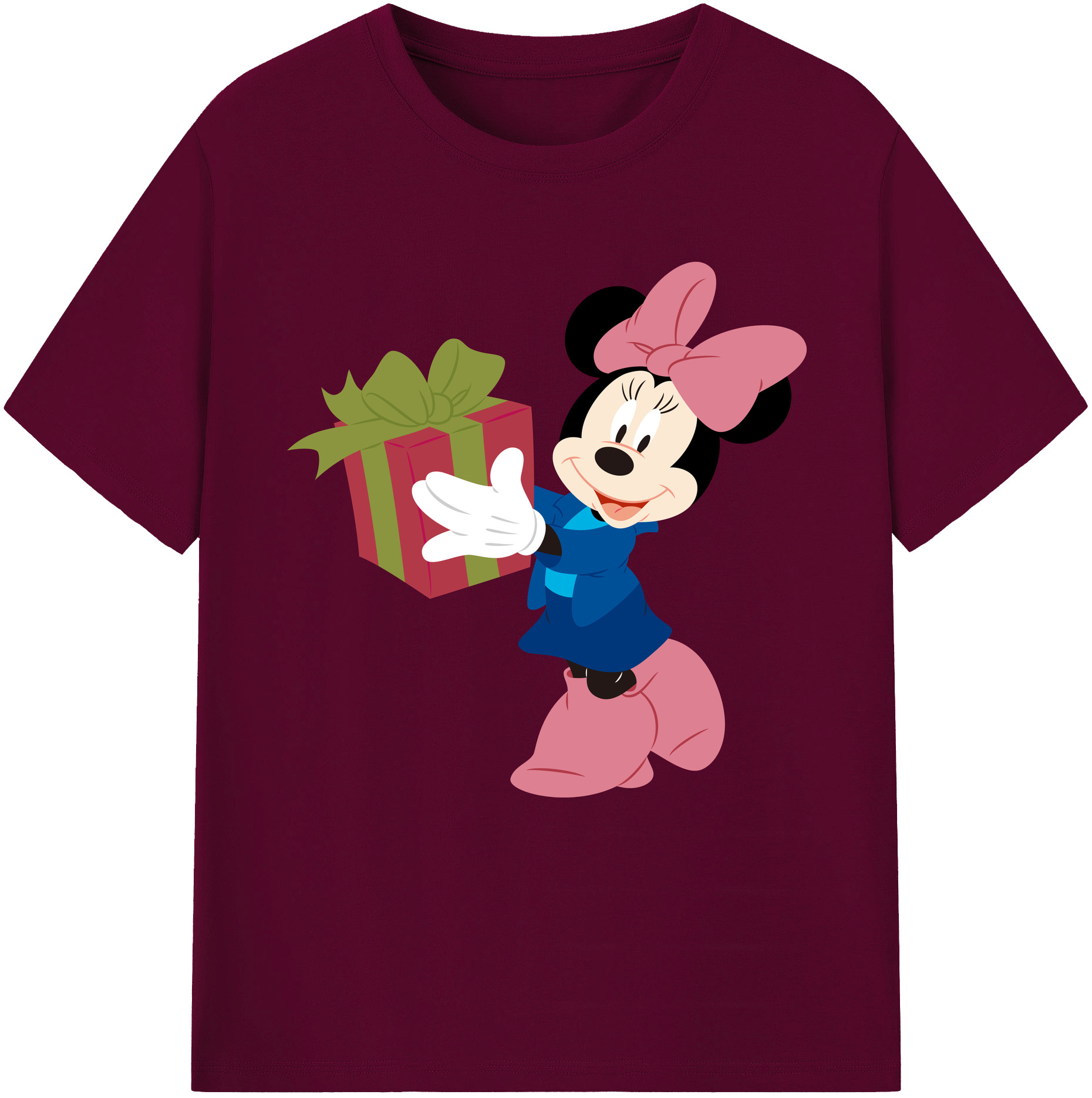（画像用） ミッキーマウス Mickey Mouse レディースカジュアルプリントTシャツ（綿100％）